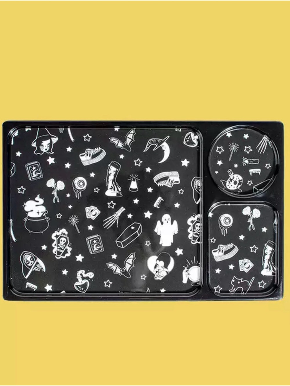 Valfre spooky Black Halloween Icon Rolling Tray Set